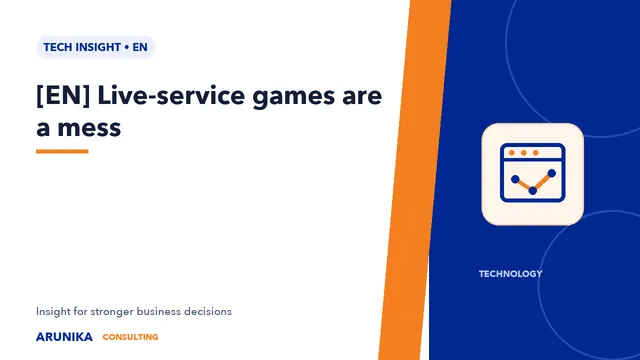 [EN] Live-service games are a mess