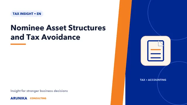 Nominee Asset Structures and Tax Avoidance