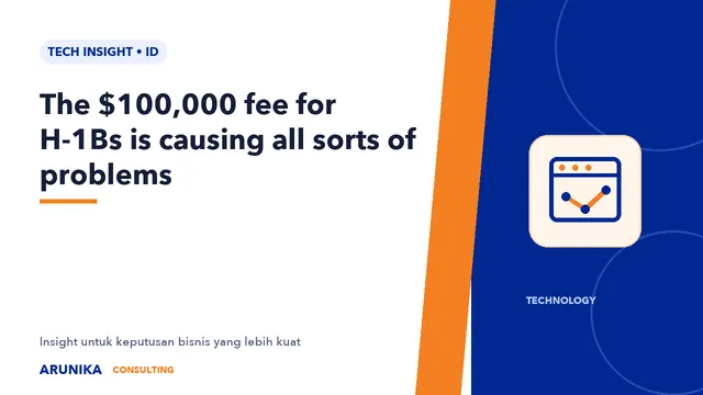 The $100,000 fee for H-1Bs is causing all sorts of problems