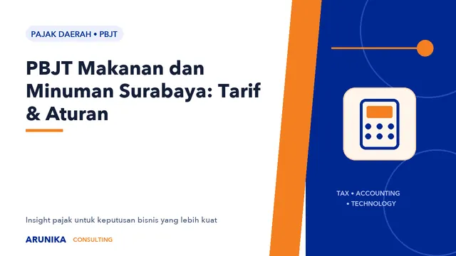PBJT Makanan dan Minuman Surabaya: Tarif & Aturan