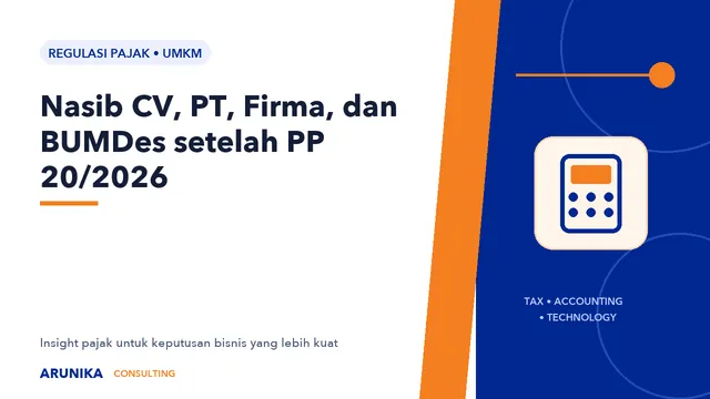 Nasib CV, PT, Firma, dan BUMDes setelah PP 20/2026