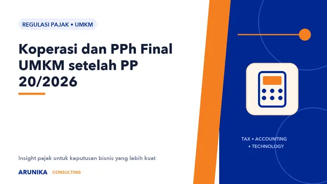 Koperasi dan PPh Final UMKM setelah PP 20/2026